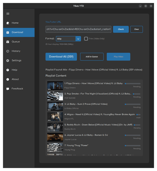 Yikes YouTube Downloader